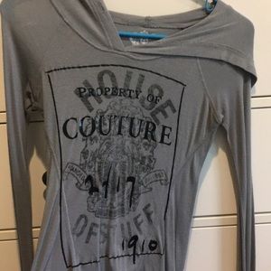 Juicy couture shirt with hood